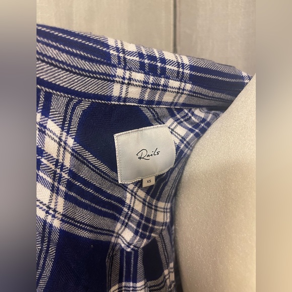 RAILS JORDYN Button Down High Low tunic size XS - Picture 8 of 12